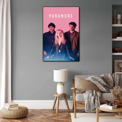 paramore Poster Decorative Painting Canvas Poster Gift Wall Art Living Room Posters Bedroom Painting 6 - Paramore Band Store